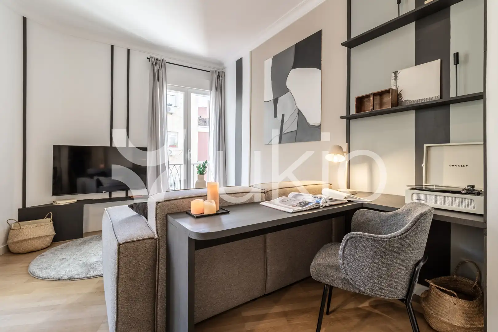 Wohnzimmer von Gebäude zur Miete in Madrid