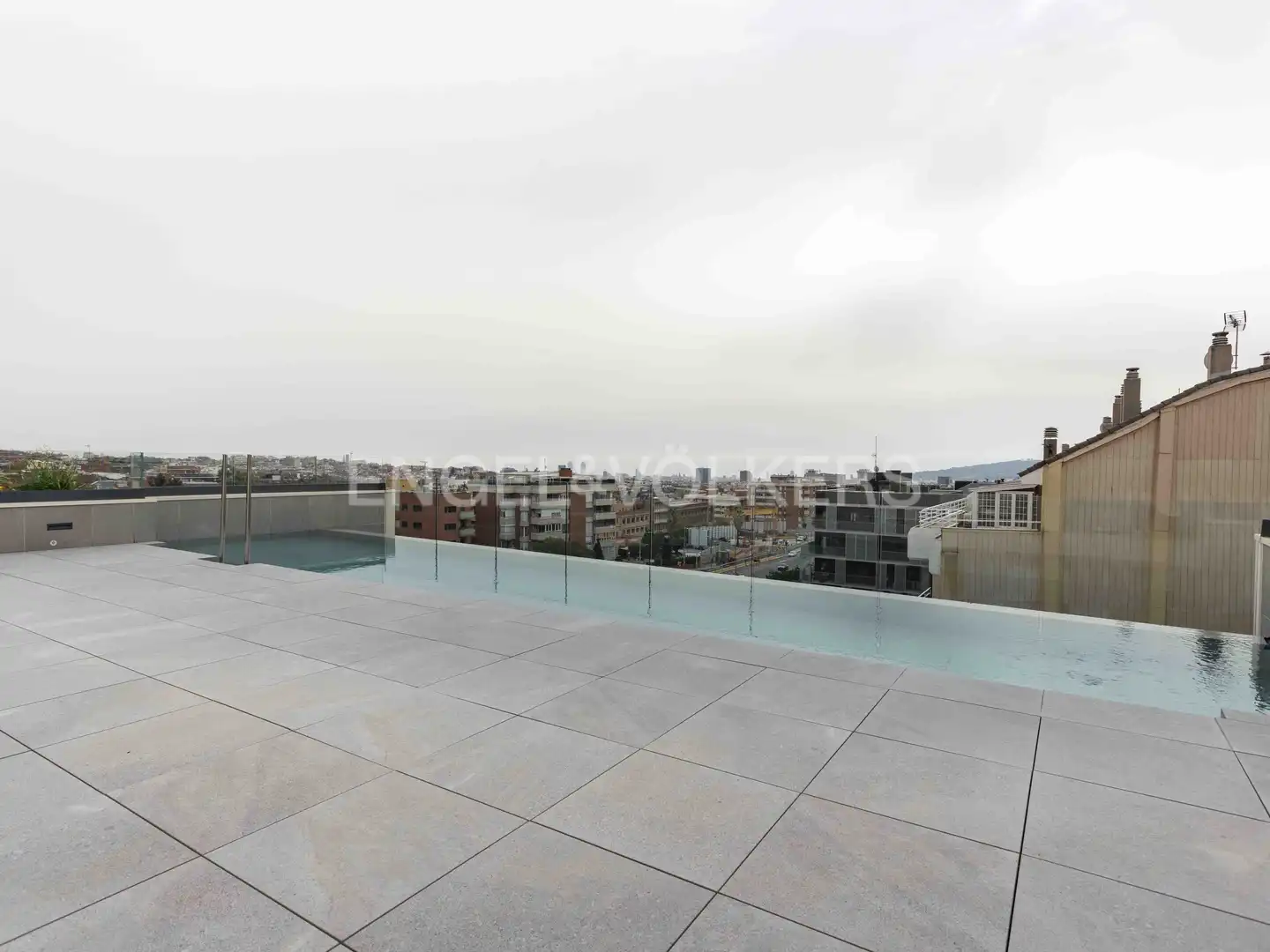 Terrace of Attic for rent in Barcelona  with Air Conditioner, Heating and Parquet flooring