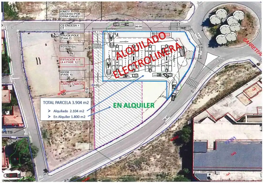 Terreno industrial de alquiler en Alpicat