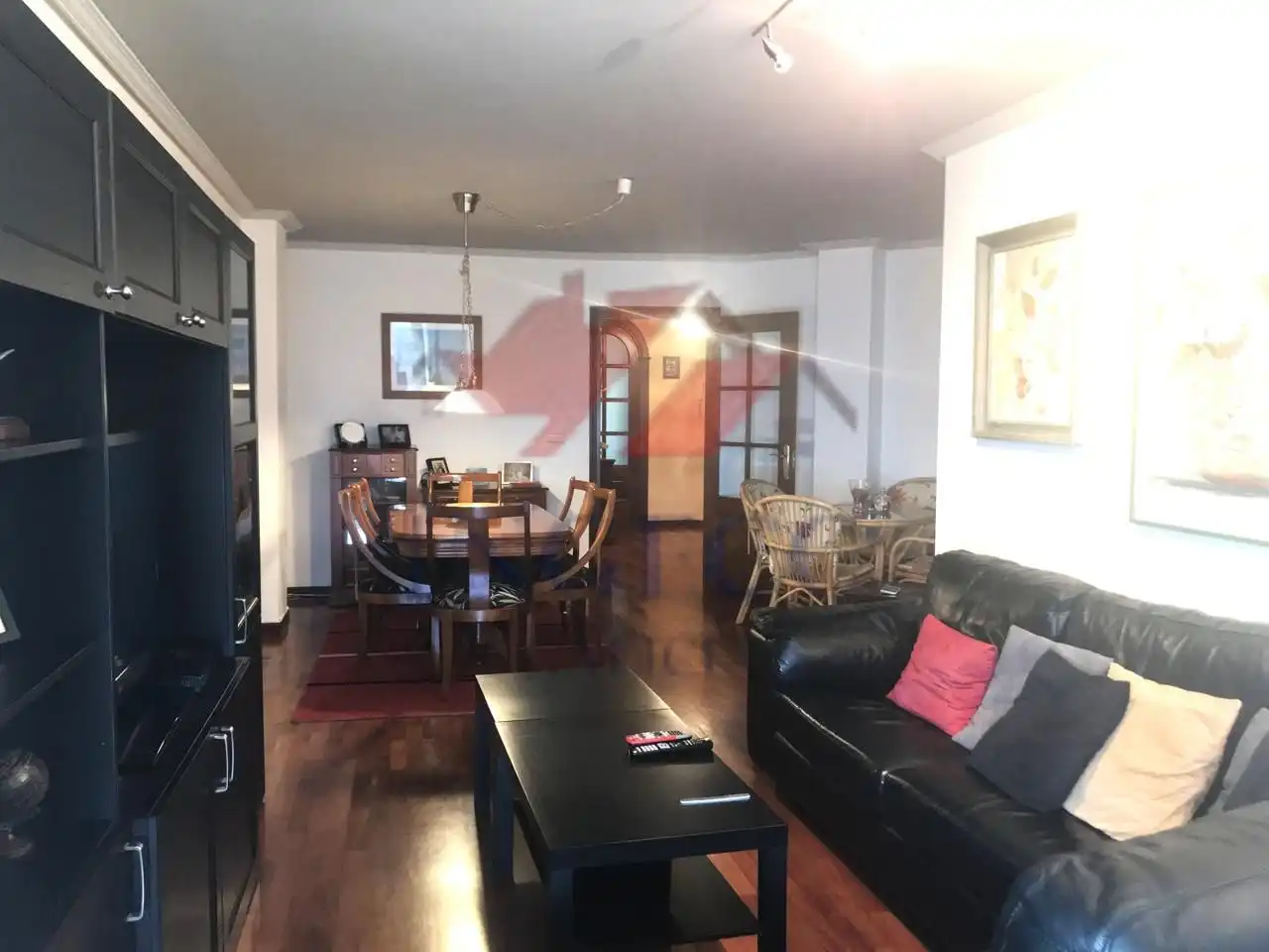 Sala de estar de Piso en venta en Miño con Calefacción, Parquet y Terraza