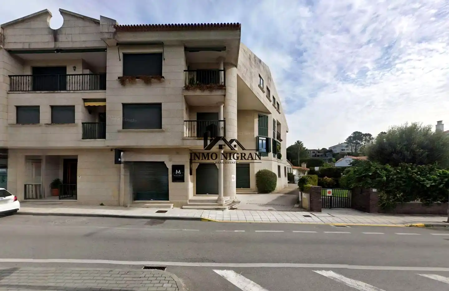 Vista exterior de Garaje en venta en Nigrán