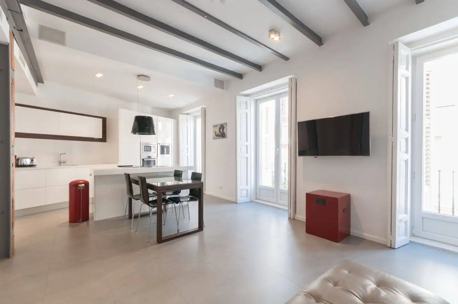 Sala de estar de Apartamento en venta en Madrid con Aire acondicionado, Calefacción y Balcón