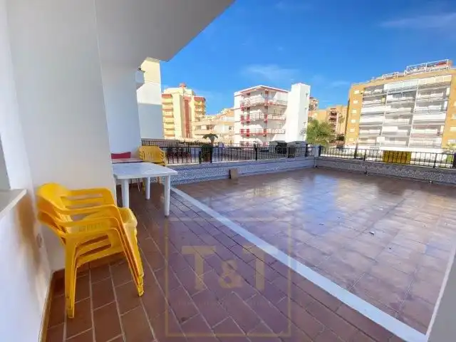 Terrassa de Apartament de lloguer en La Antilla amb Terrassa i Moblat