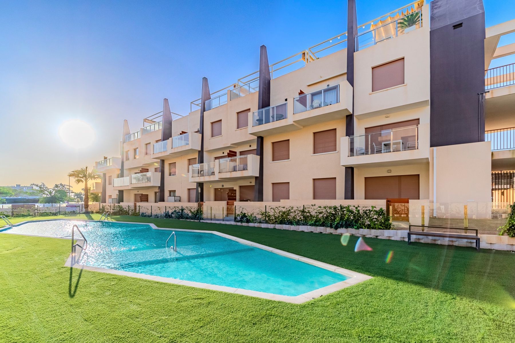 Swimming pool of Attic for sale in Pilar de la Horadada  with Private garden, Terrace and Balcony