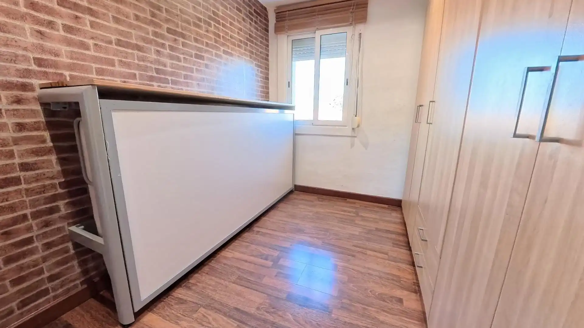 Küche von Wohnung zum Verkauf in Barcelona mit Klimaanlage, Parkett und Möbliert