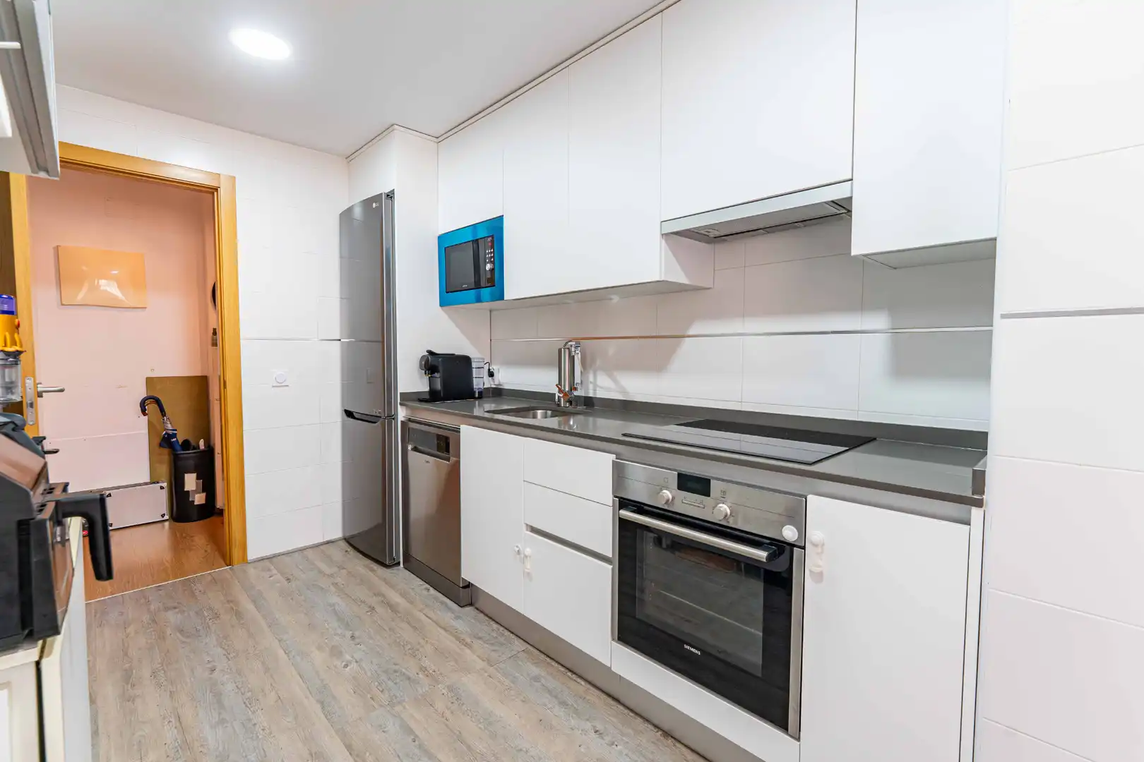 Kitchen of Flat for sale in Móstoles  with Air Conditioner, Heating and Private garden