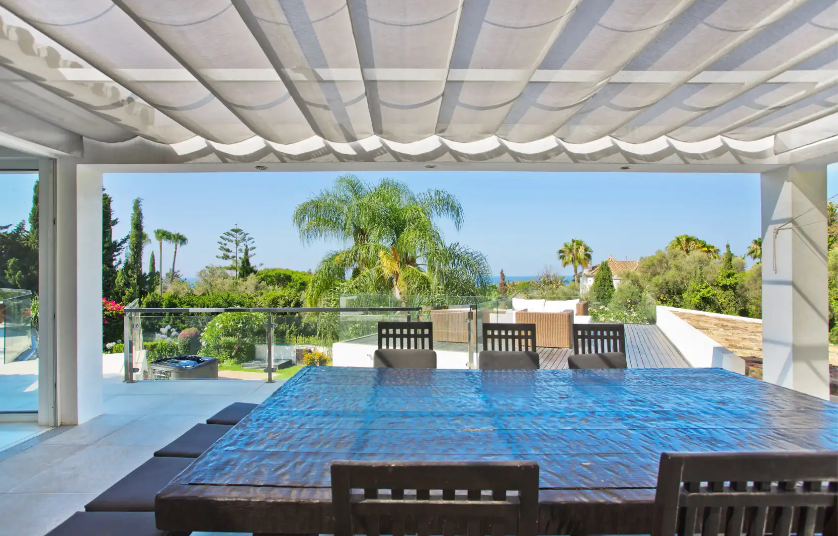 Terraza de Casa o chalet de alquiler en Elviria - Cabopino