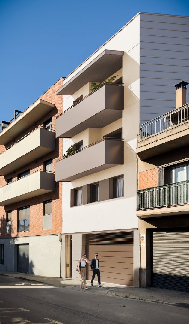 Exterior view of Flat for sale in Cerdanyola del Vallès  with Air Conditioner, Heating and Parquet flooring