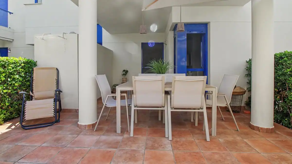 Terraza de Apartamento en venta en Dénia con Aire acondicionado, Calefacción y Jardín privado