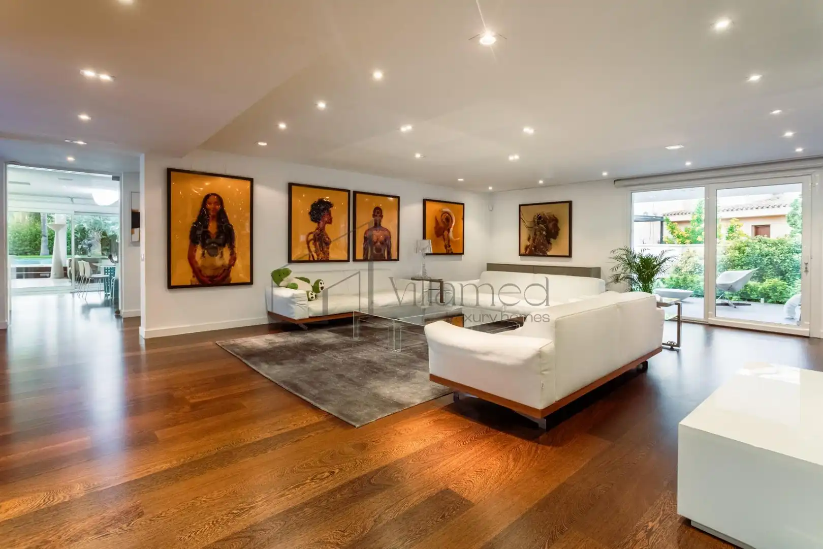 Sala de estar de Casa o chalet en venta en L'Eliana con Aire acondicionado, Jardín privado y Terraza