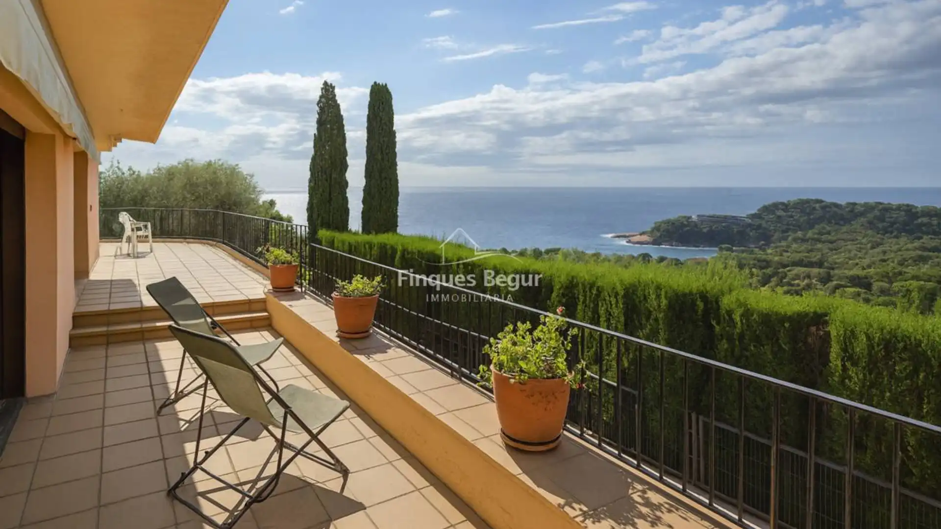 Terraza de Casa o chalet en venta en Begur con Aire acondicionado, Calefacción y Jardín privado