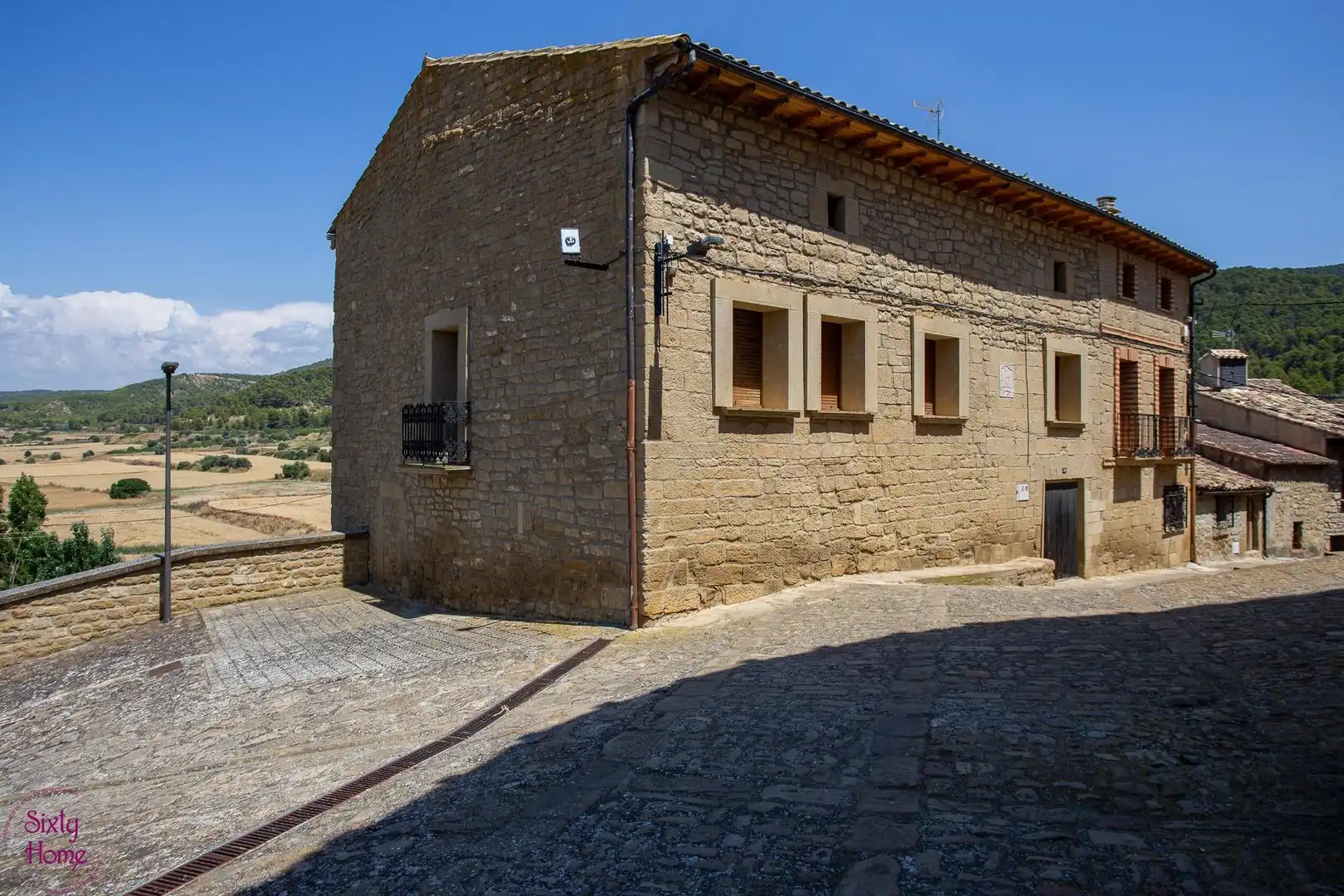 Exterior view of Houses for sale in Castiliscar  with Furnished