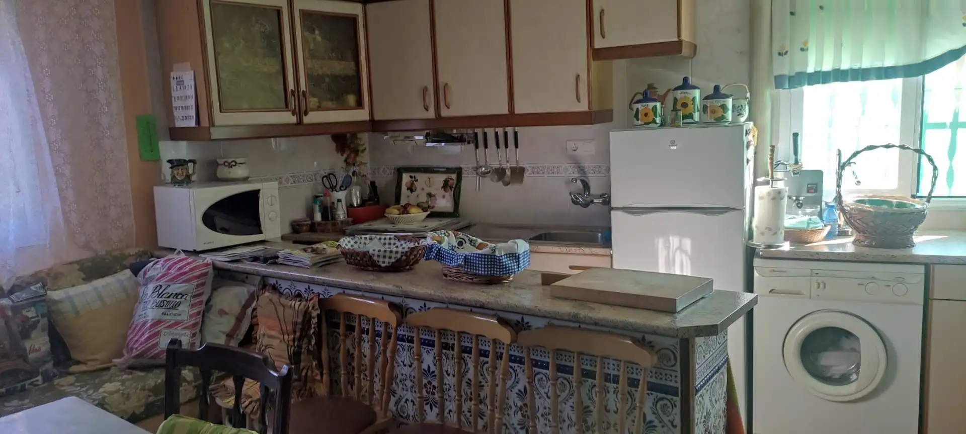 Cocina de Finca rústica en venta en San Cebrián de Campos con Calefacción, Trastero y Amueblado