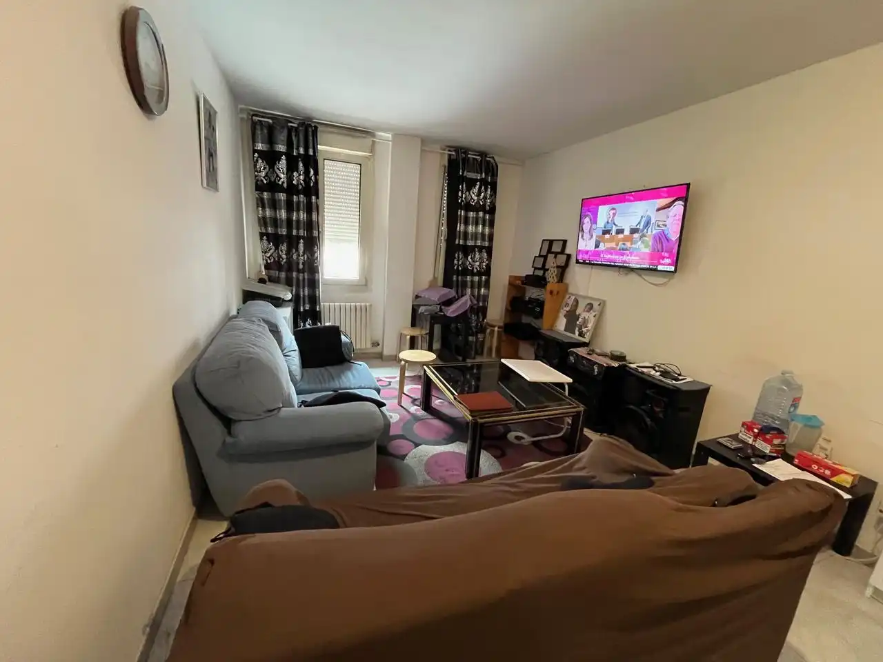 Sala de estar de Piso en venta en Zaragoza con Calefacción y Amueblado