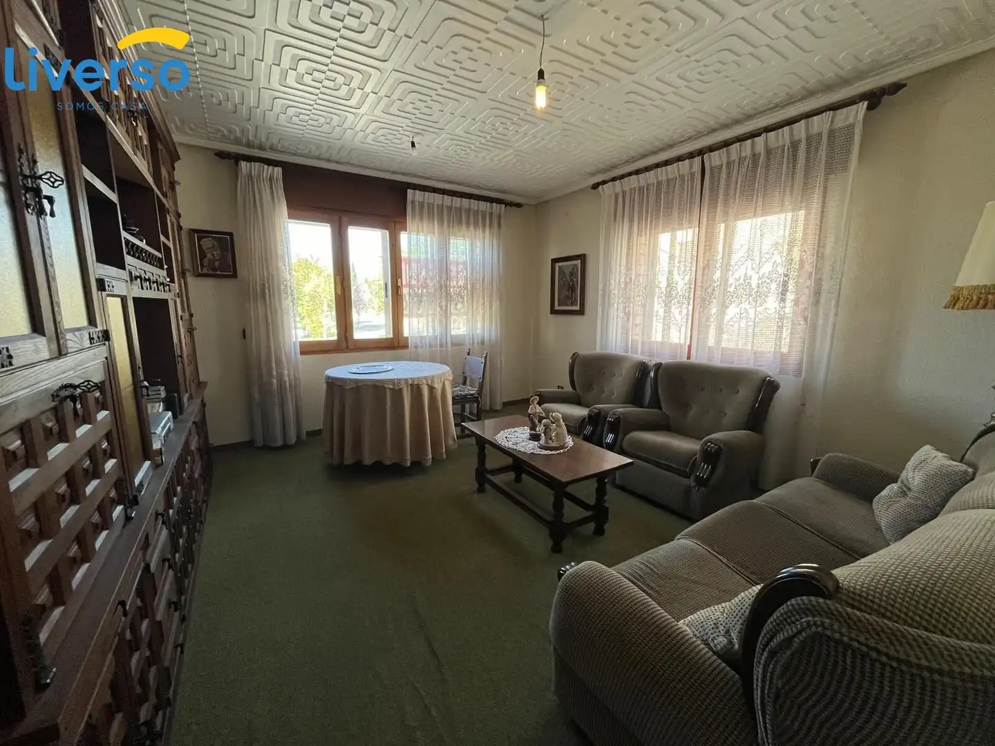 Living room of Detached homes for sale in Castrojeriz  with Heating, Private garden and Terrace