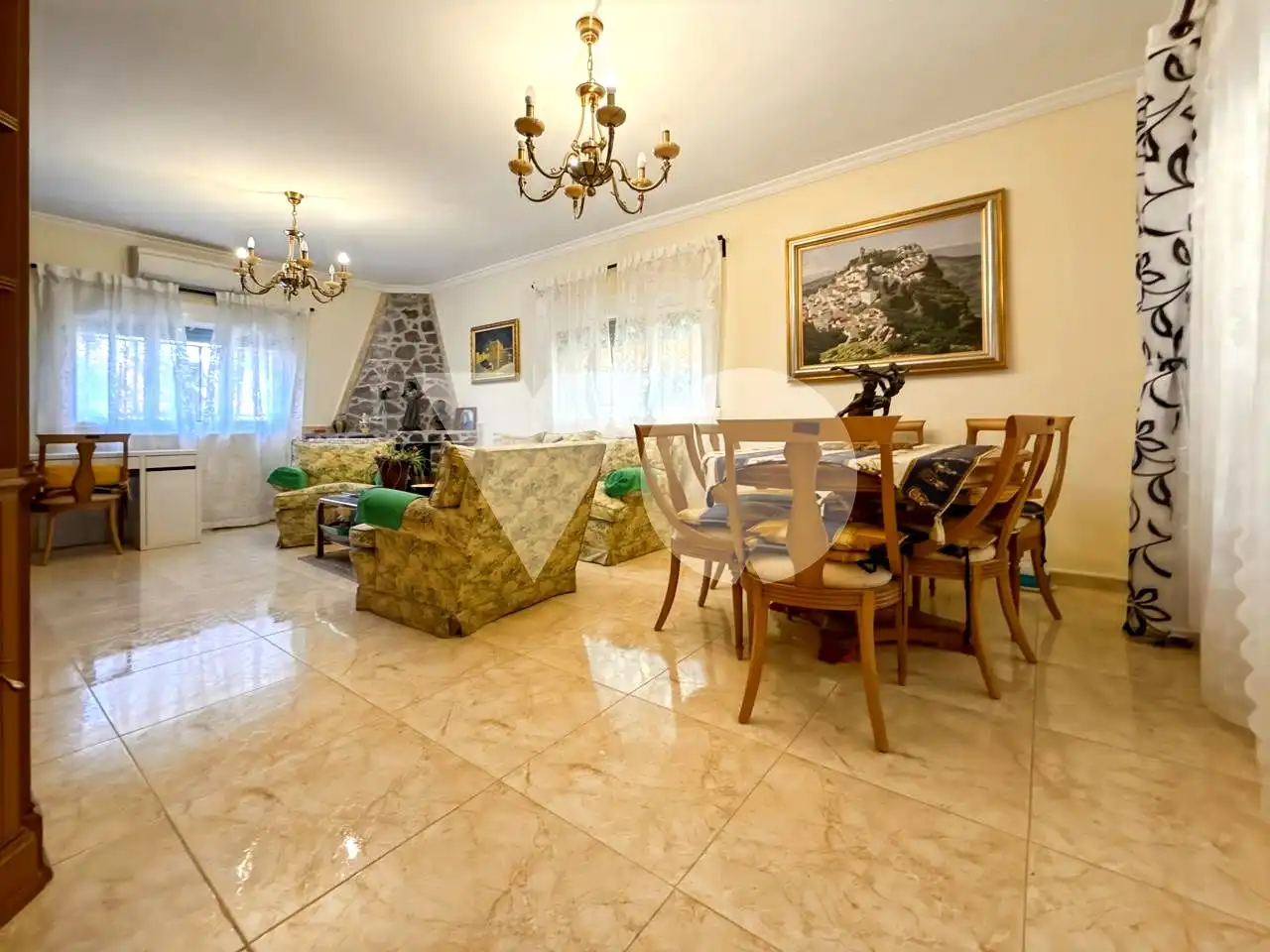 Sala de estar de Casa o chalet en venta en Ribatejada con Aire acondicionado, Calefacción y Jardín privado