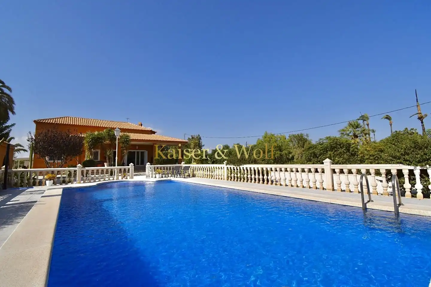 Swimming pool of Houses for sale in Elche / Elx  with Air Conditioner, Private garden and Terrace
