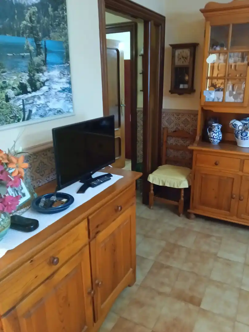 Sala de estar de Finca rústica en venta en Fuente Álamo de Murcia con Aire acondicionado, Jardín privado y Amueblado
