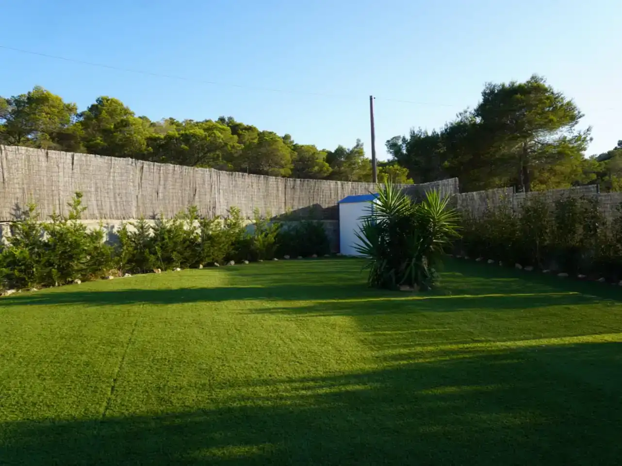 Jardí de Casa o xalet en venda en Sant Josep de sa Talaia amb Aire condicionat i Piscina