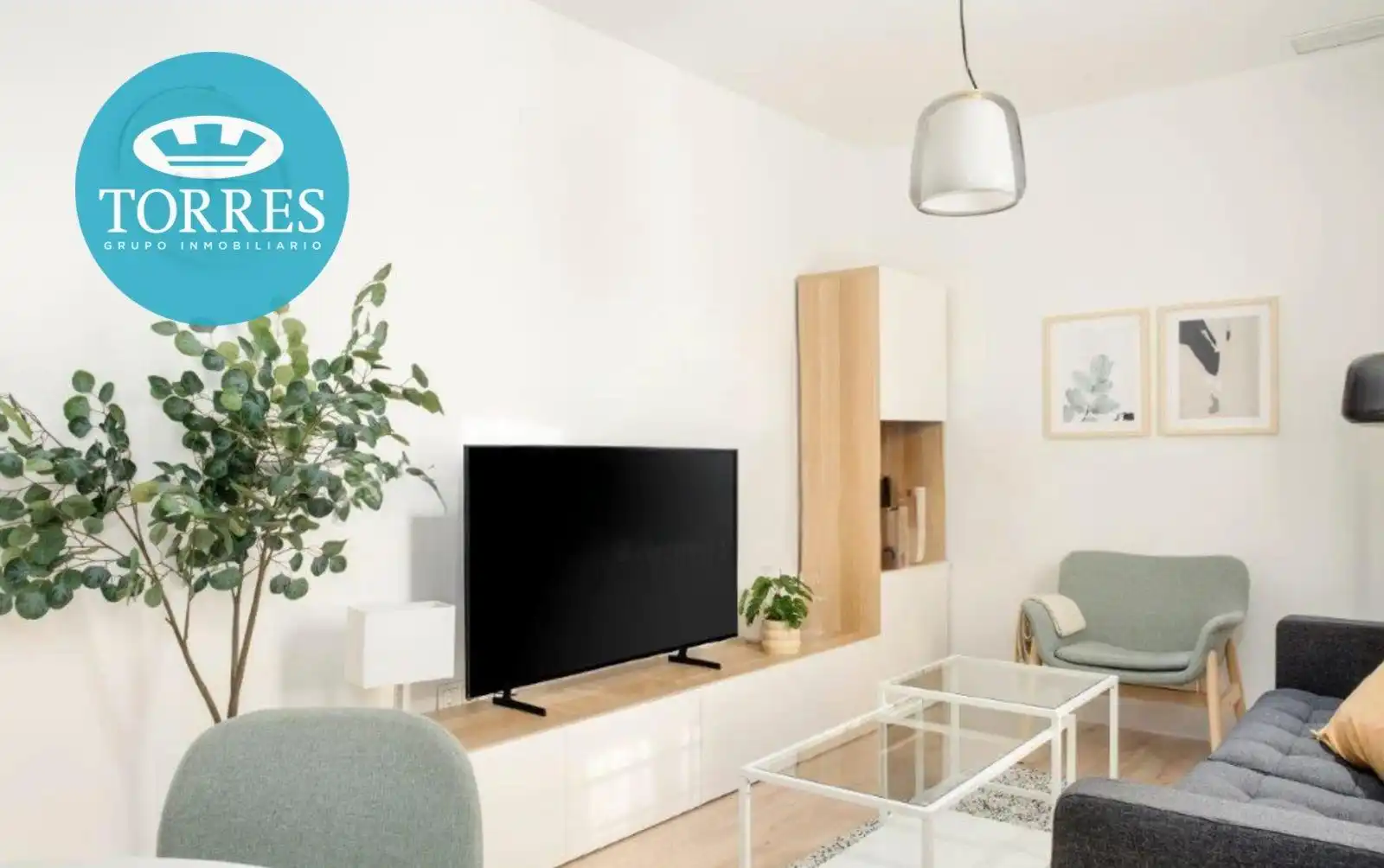 Sala de estar de Piso en venta en Málaga con Aire acondicionado, Amueblado y Piscina comunitaria