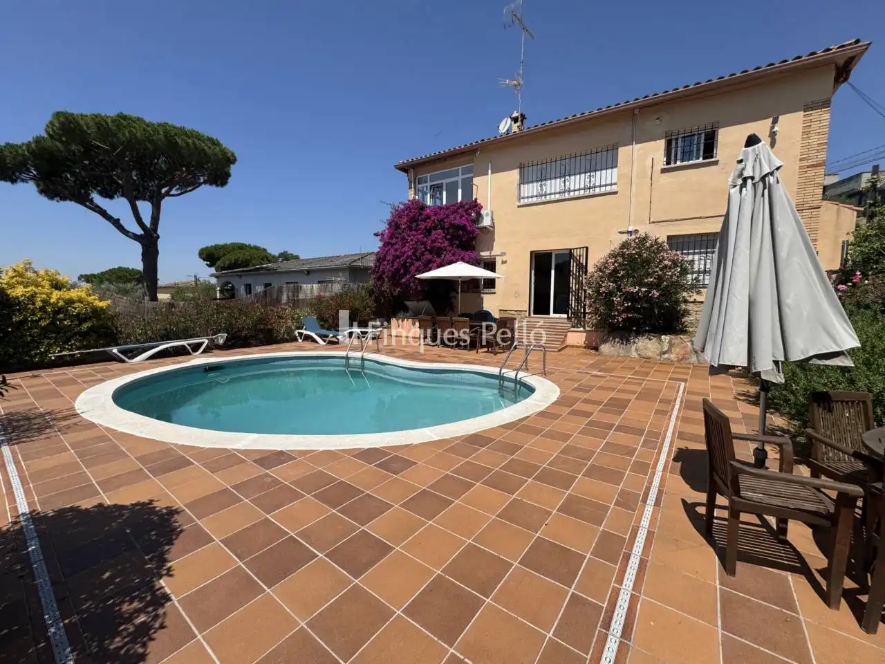 Exterior view of Houses for sale in Santa Cristina d'Aro  with Air Conditioner, Heating and Private garden