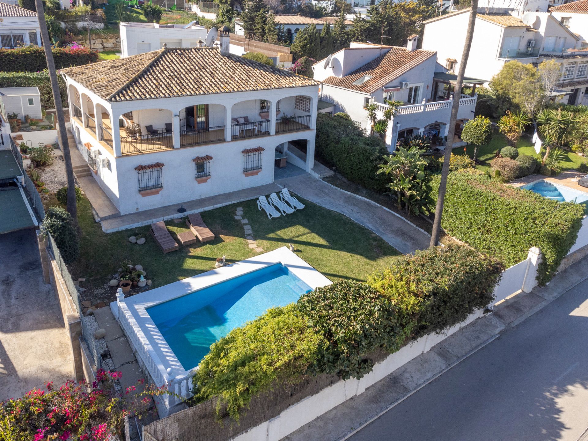 Jardí de Casa o xalet en venda en Estepona amb Aire condicionat, Jardí privat i Terrassa