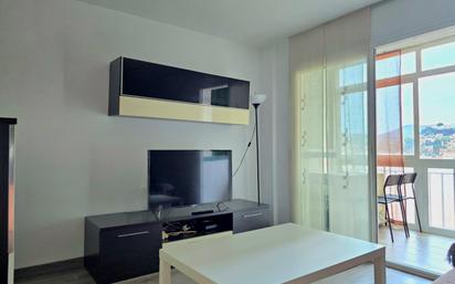 Living room of Flat for sale in Málaga Capital  with Heating, Terrace and Balcony