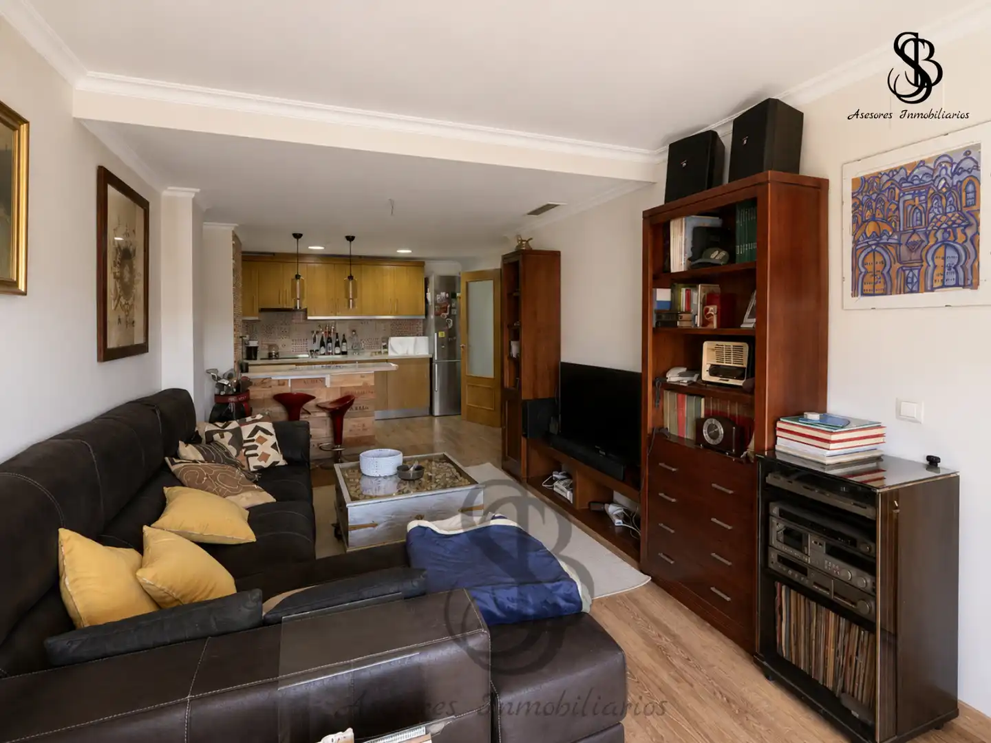 Sala de estar de Ático en venta en San Vicente del Raspeig / Sant Vicent del Raspeig con Aire acondicionado, Calefacción y Parquet