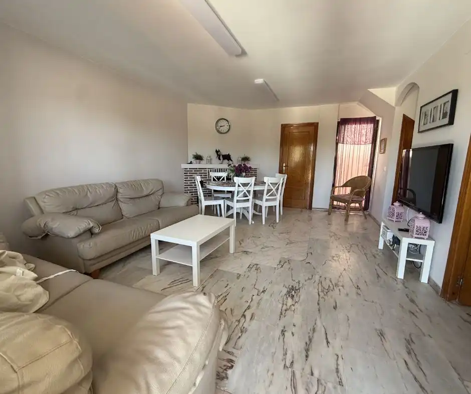 Sala de estar de Casa o chalet de alquiler en El Portil con Aire acondicionado, Terraza y Amueblado