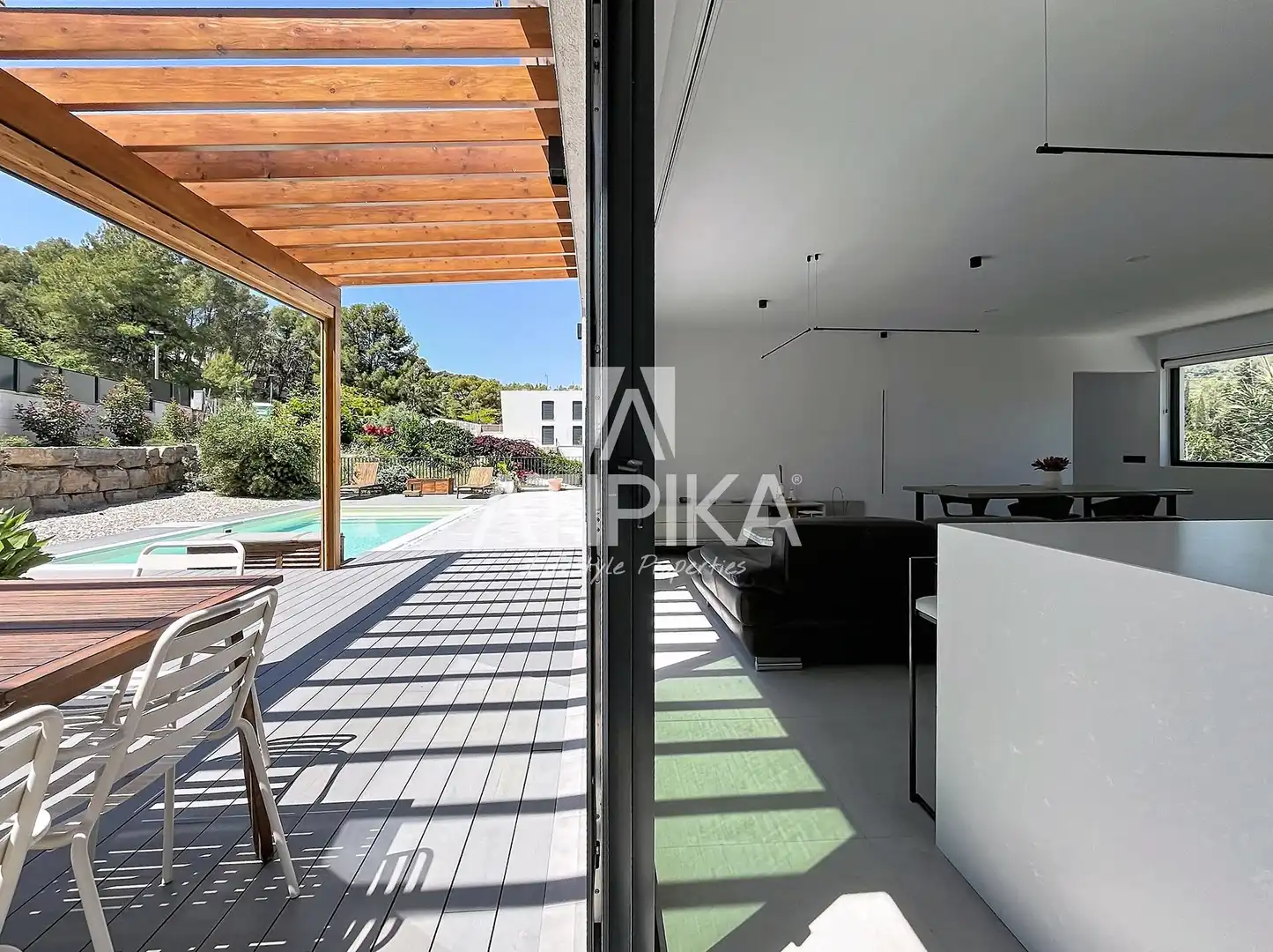 Terrassa de Casa o xalet en venda en Sant Pere de Ribes amb Aire condicionat, Calefacció i Piscina