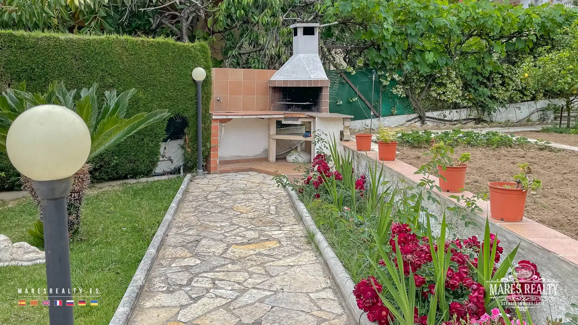 Jardí de Casa o xalet en venda en Lloret de Mar amb Calefacció, Jardí privat i Terrassa