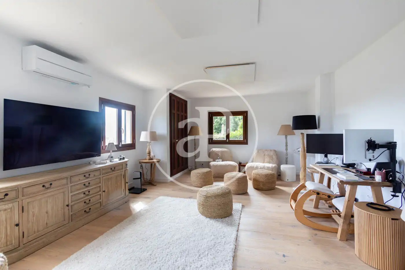 Sala d'estar de Casa o xalet en venda en Esporles amb Aire condicionat, Calefacció i Jardí privat