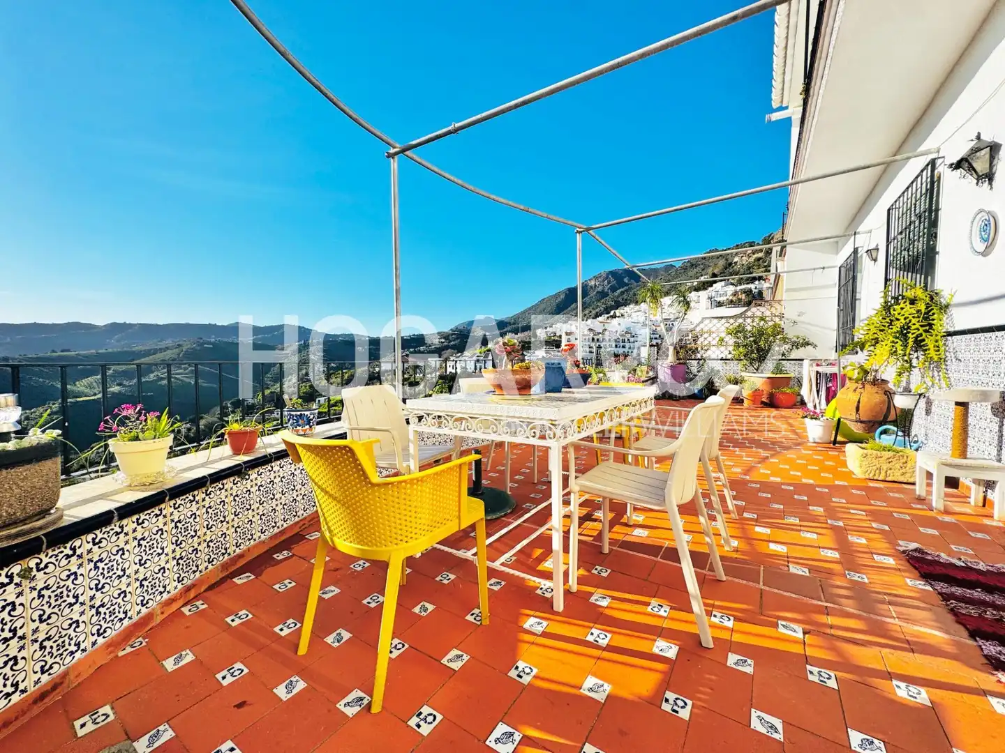Terraza de Casa o chalet en venta en Frigiliana con Aire acondicionado, Calefacción y Jardín privado