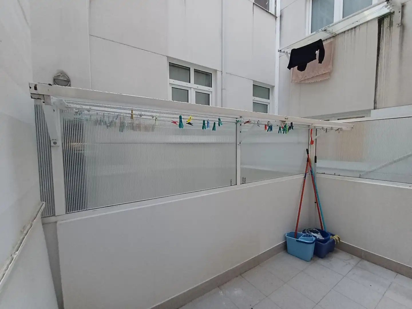 Terrasse von Wohnung zum Verkauf in A Coruña Capital  mit Heizung, Abstellraum und Haustechnik