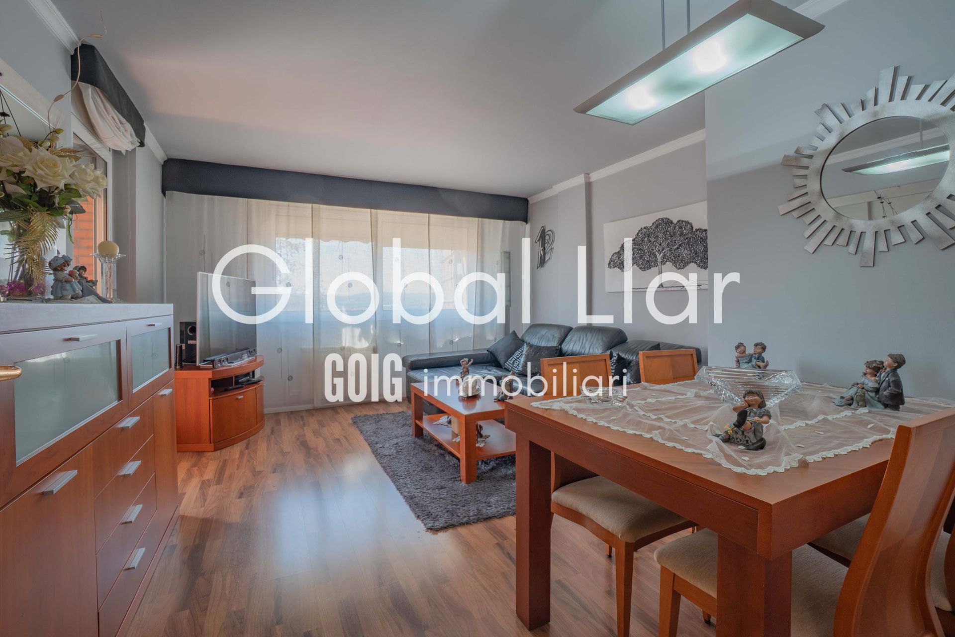 Sala de estar de Piso en venta en Sabadell con Calefacción, Parquet y Terraza