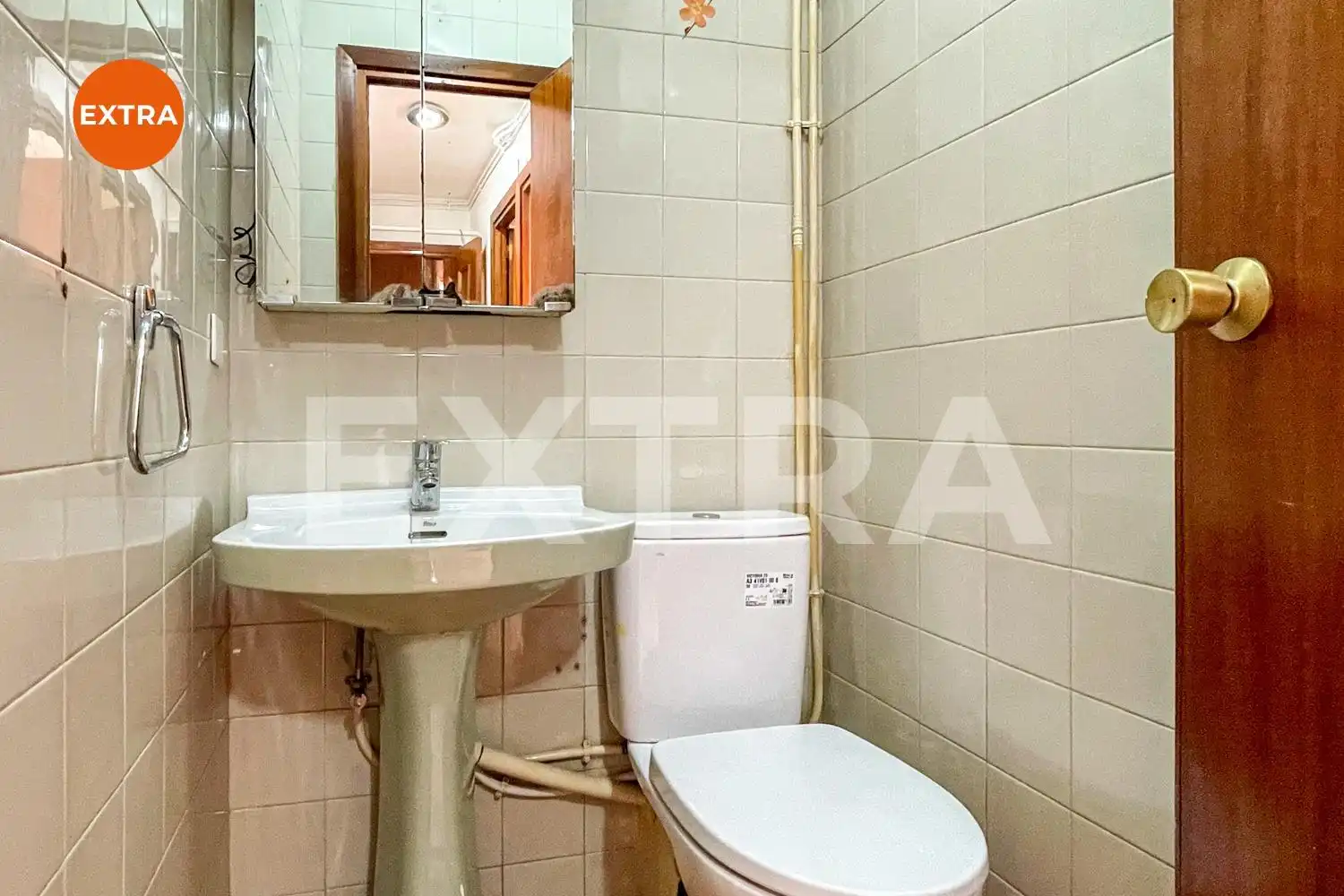 Baño de Piso en venta en Madrid con Calefacción, Parquet y Terraza