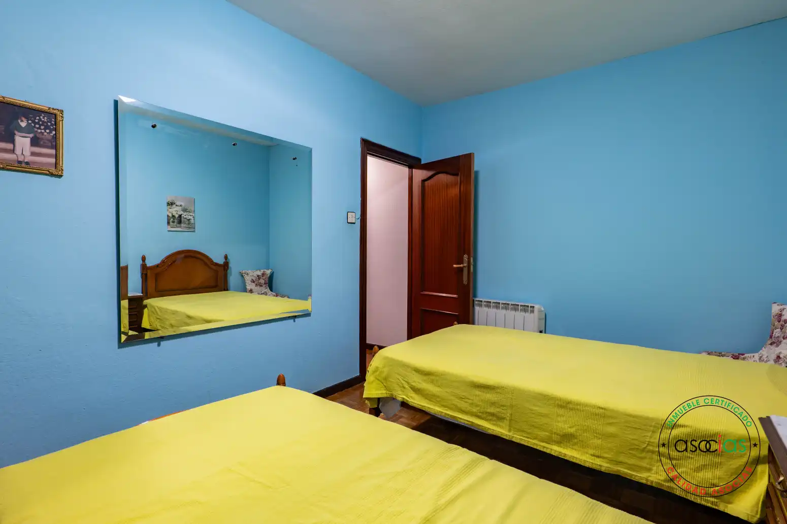 Bedroom of Flat for sale in Gijón   with Heating and Terrace