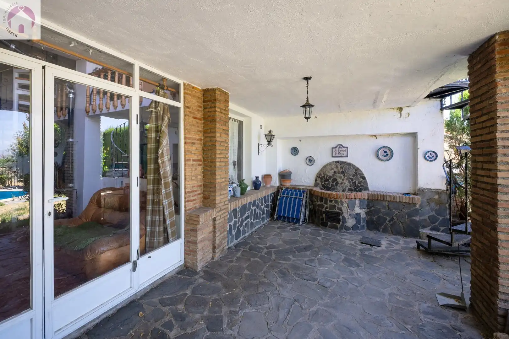 Terrassa de Casa adosada en venda en Granada amb Calefacció, Jardí privat i Terrassa
