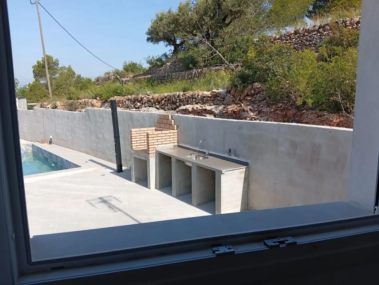 Terrace of Country homes for sale in Tortosa  with Air Conditioner, Private garden and Storage room