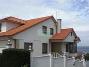 Exterior view of House or chalet for sale in Baiona  with Private garden, Parquet flooring and Terrace