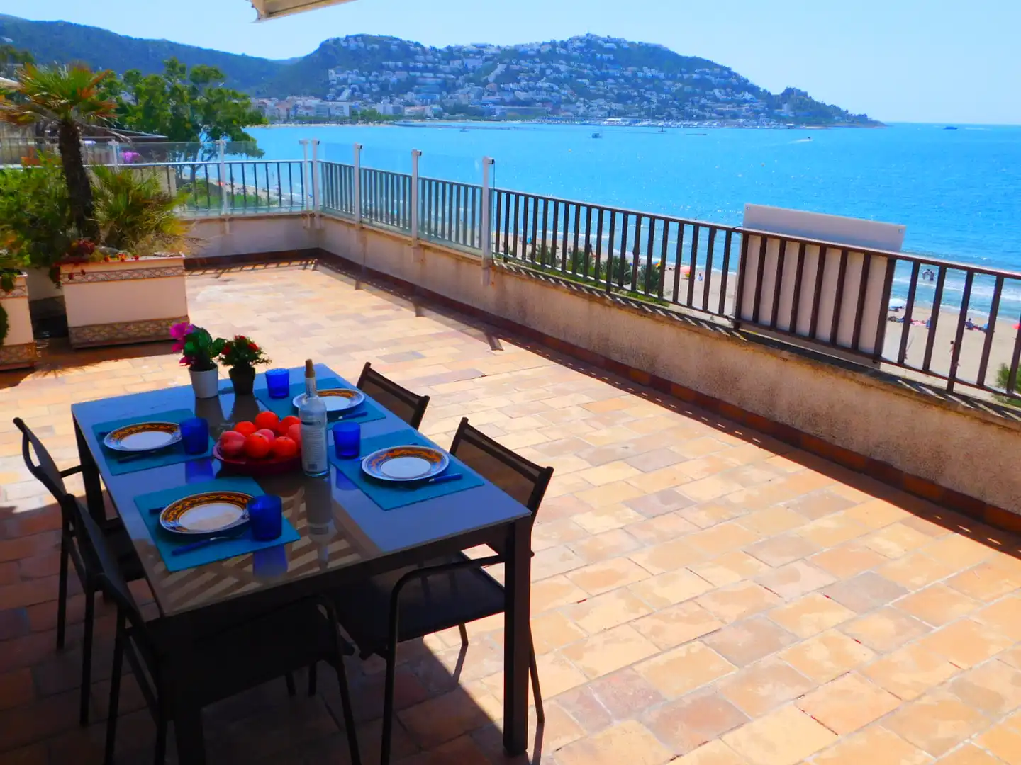 Terrace of Attic for sale in Roses  with Air Conditioner, Heating and Terrace