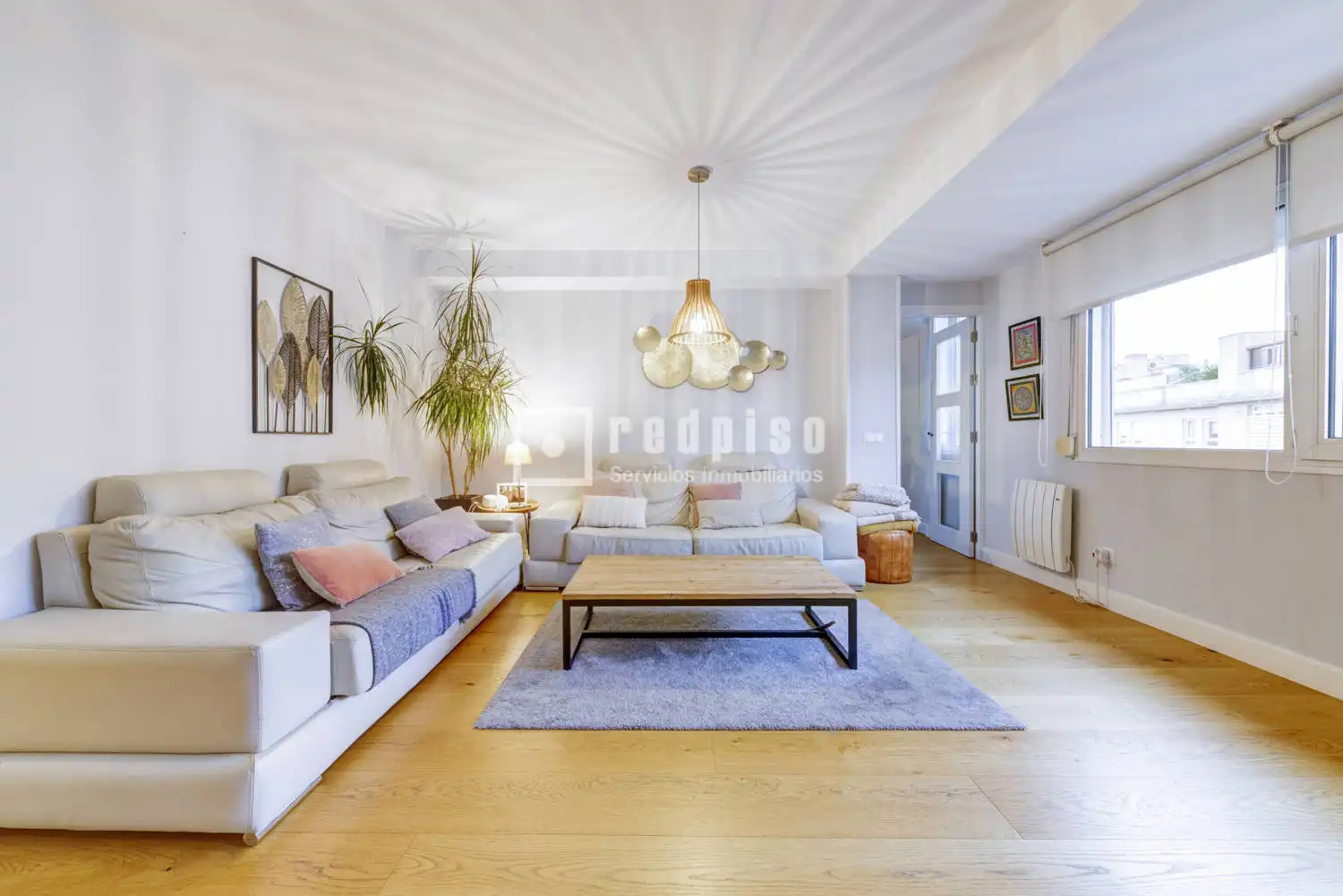 Sala de estar de Ático en venta en Pozuelo de Alarcón con Aire acondicionado, Calefacción y Jardín privado