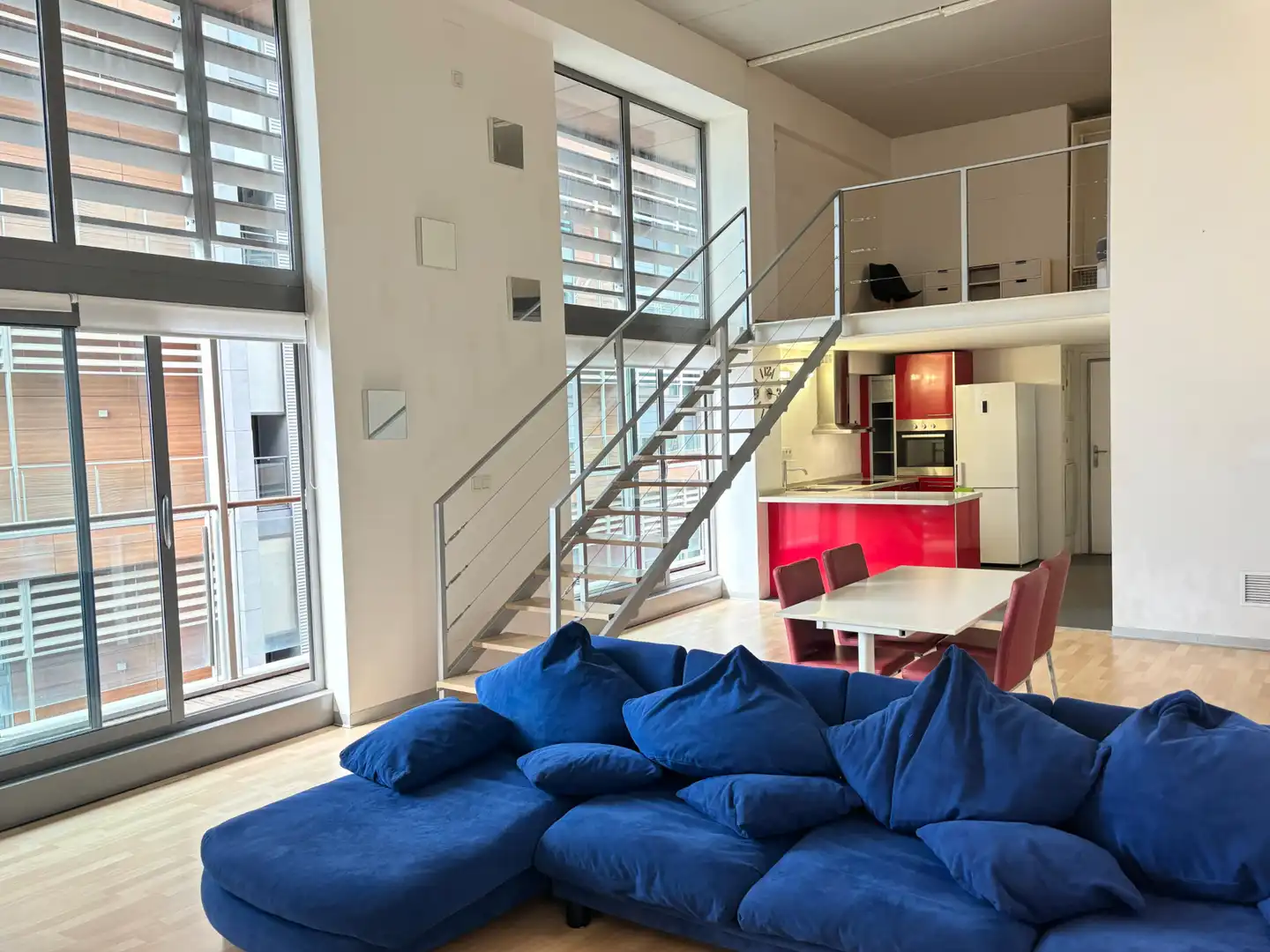 Wohnzimmer von Loft zum Verkauf in Xirivella mit Klimaanlage, Parkett und Möbliert