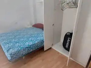 Schlafzimmer von Wohnung zur untervermieten in Málaga mit Möbliert