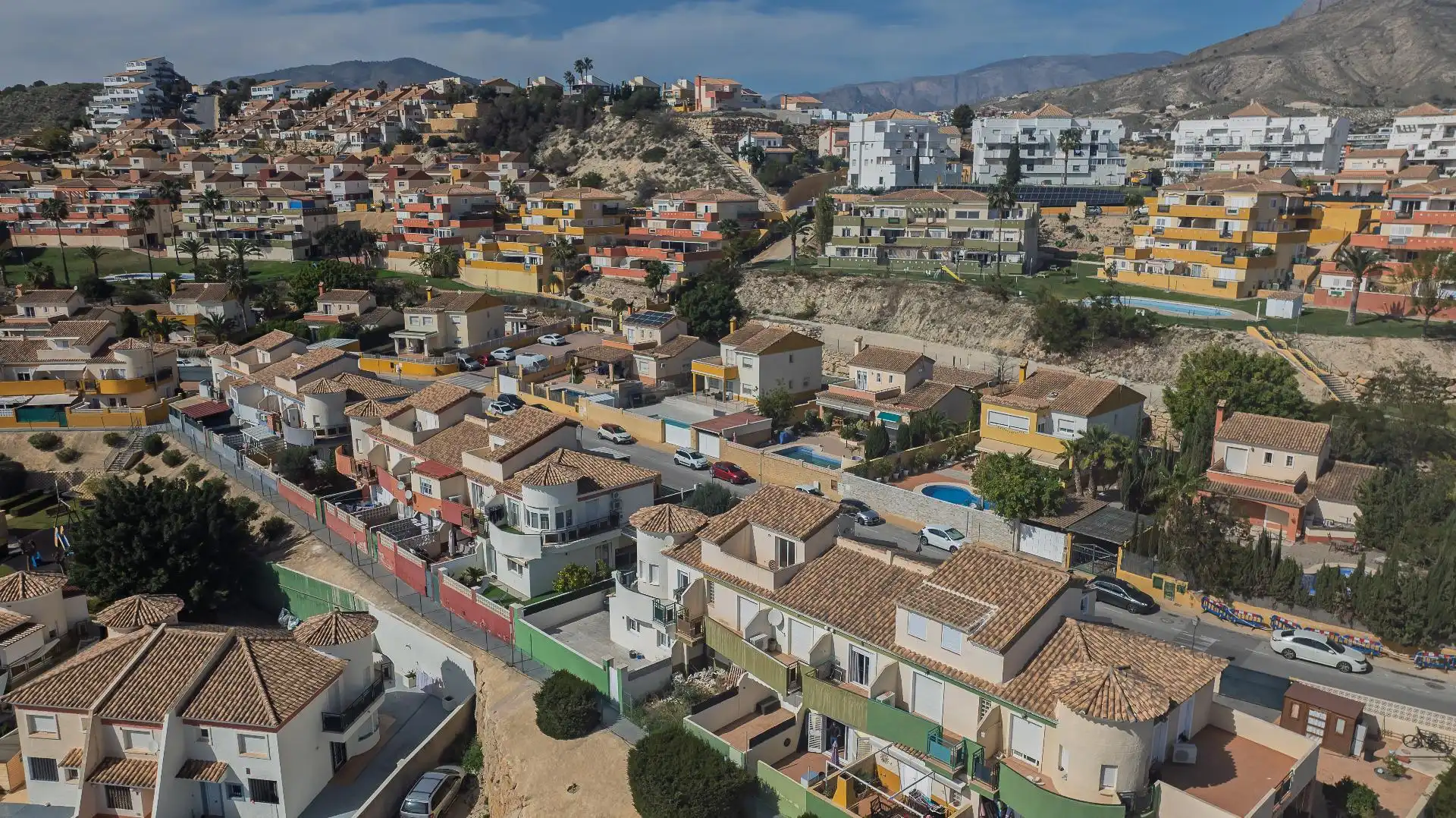 Vista exterior de Casa o chalet en venta en Finestrat con Aire acondicionado, Calefacción y Jardín privado