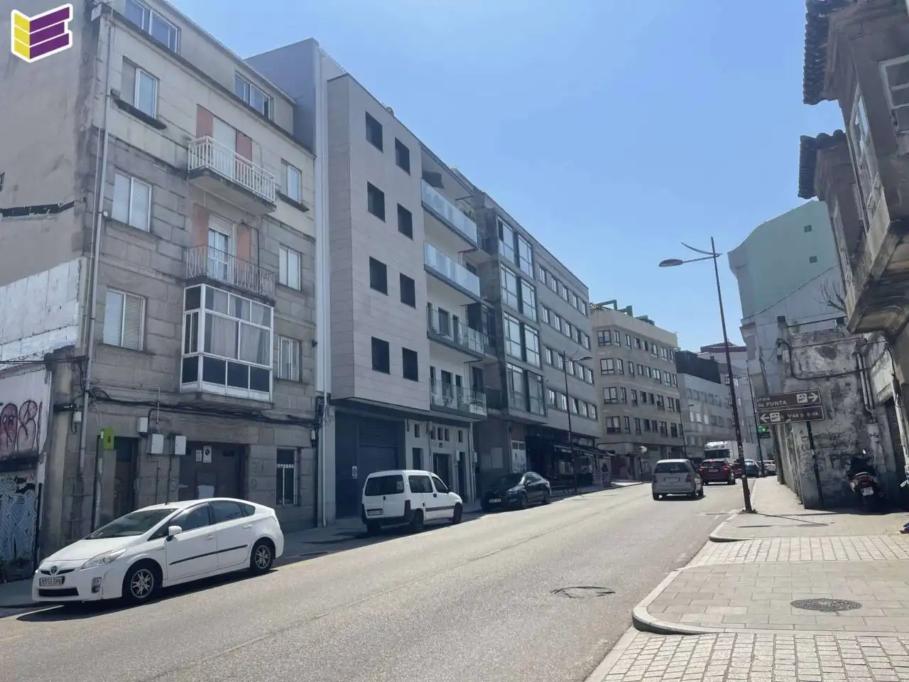 Exterior view of Flat for sale in Vigo   with Heating, Parquet flooring and Storage room