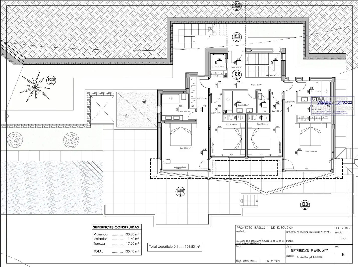 Villa mit Pool zum Verkauf in La Fustera, imagen 15