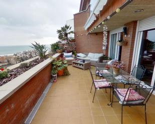 Terrace of Duplex for sale in Sitges  with Air Conditioner, Heating and Parquet flooring