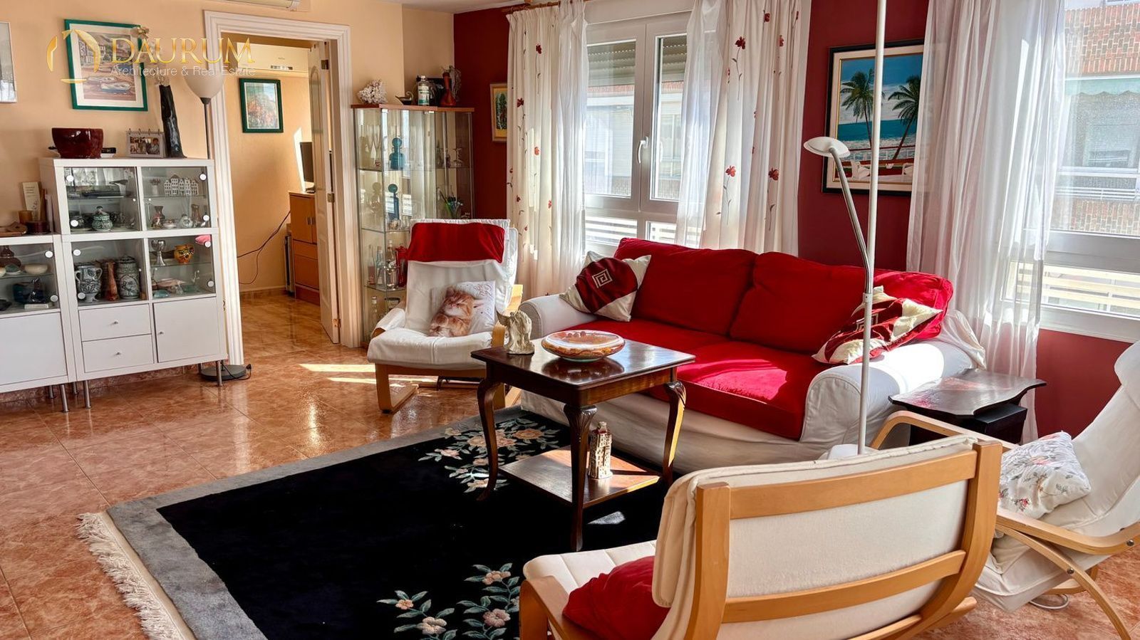 Sala d'estar de Àtic en venda en Población de Arroyo amb Aire condicionat, Terrassa i Moblat