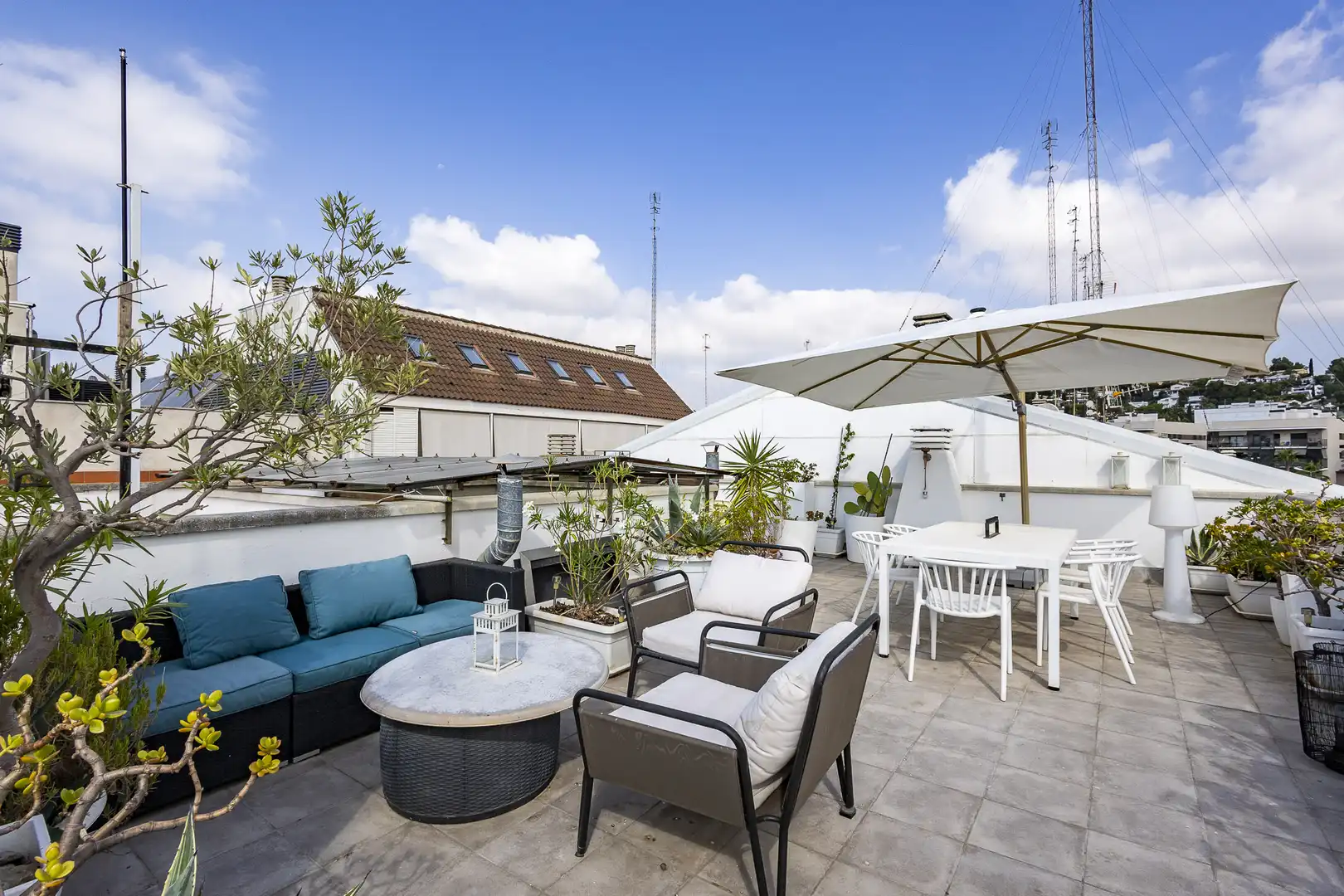 Terrassa de Àtic de lloguer en Sitges amb Aire condicionat, Calefacció i Terrassa